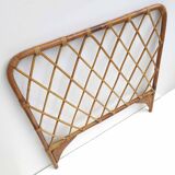 Headboard one place in vintage rattan