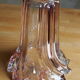 Vase en cristal Mikasa décor lierre parisien et lustre rosé