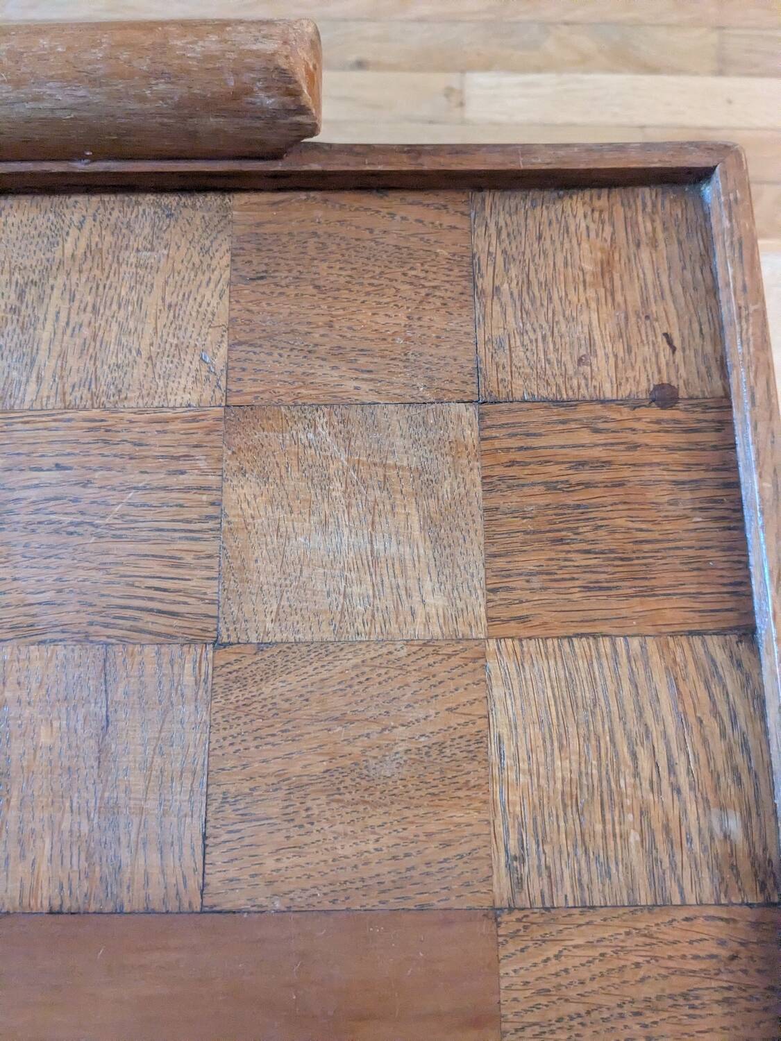 Wooden vintage platter