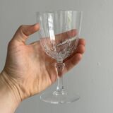 5 large crystal wine/water glasses.