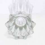 Vase en verre forme diamant