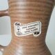 Vintage stoneware jug Digoin free form