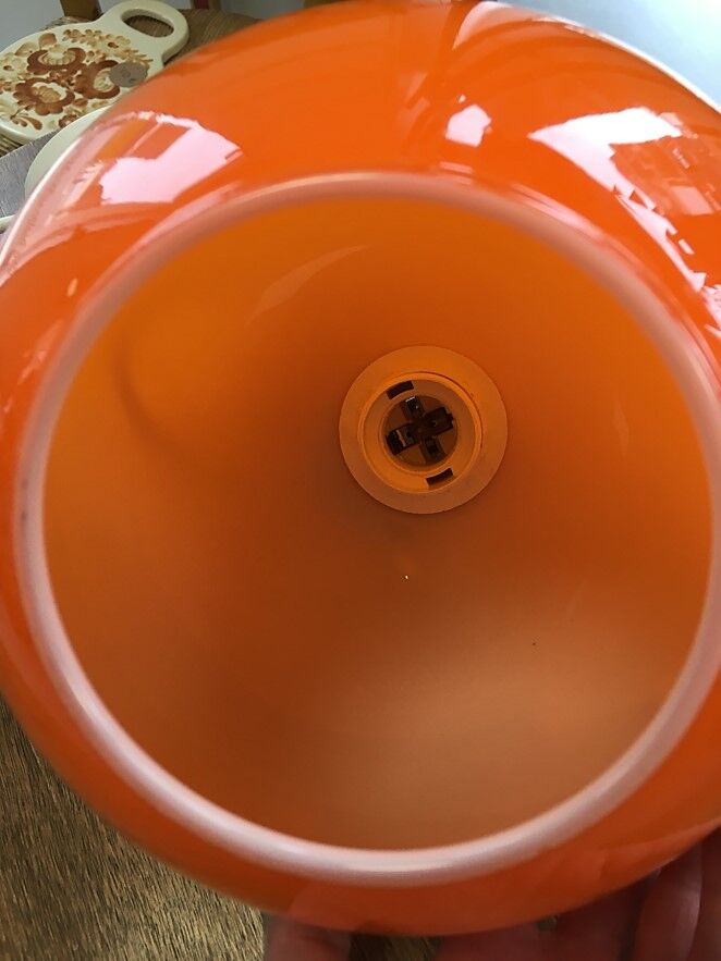 Orange globe suspension