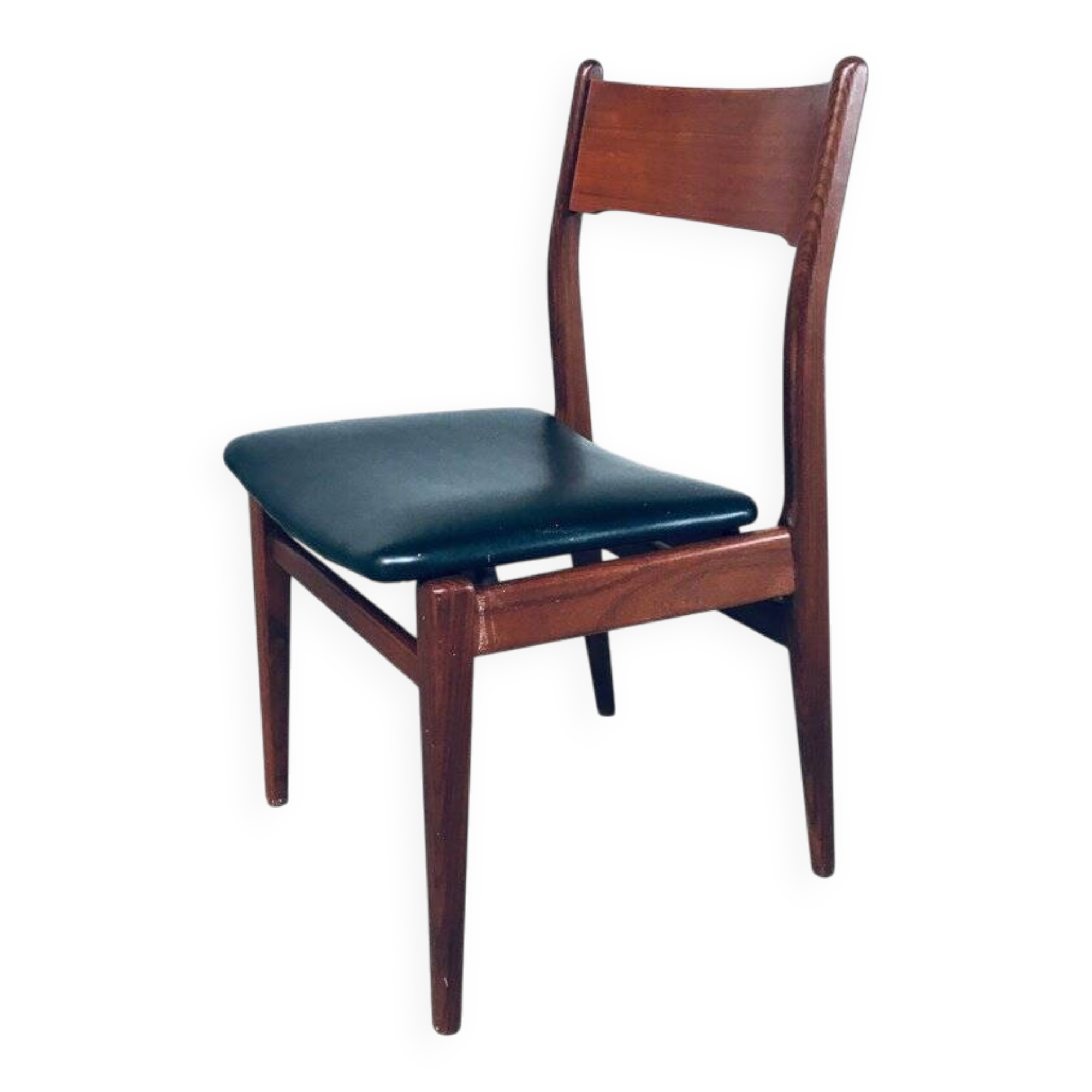 Mid-Century Scandinavian Modern Teak Dining Chairs, Set of 4