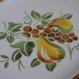 Oval ceramic plate