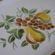 Oval ceramic plate