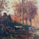 Oil on canvas, 19th century.