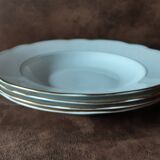 Set of 4 Czechoslovakian soup plates