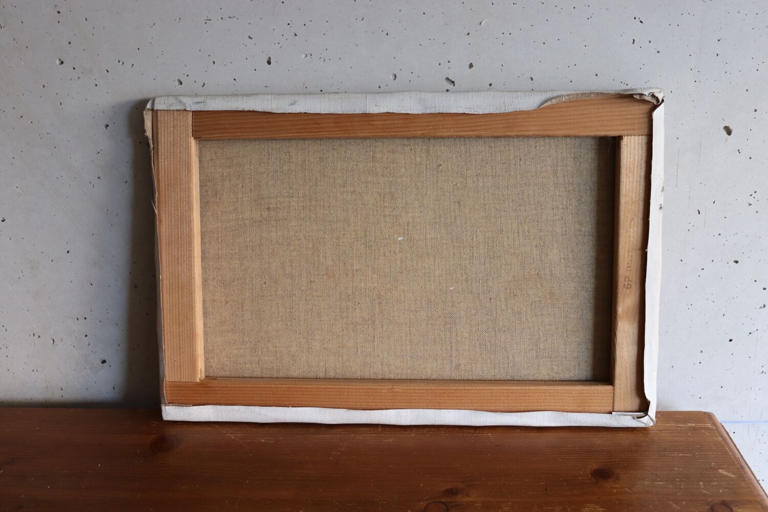 Oil on canvas colorful village