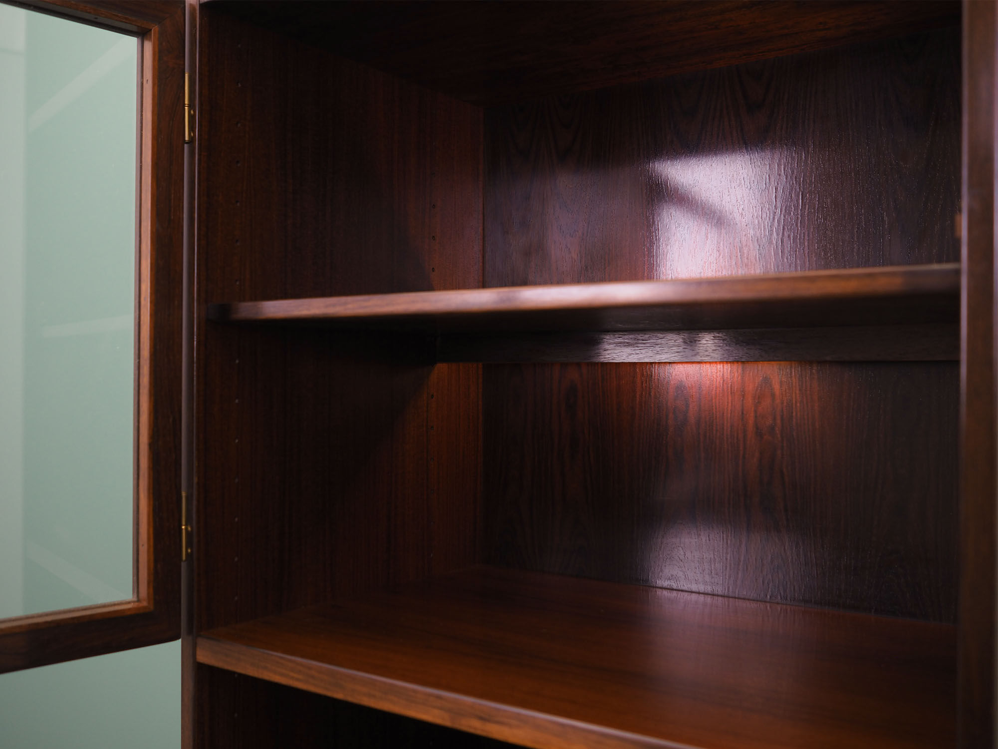 Rosewood bookcase, Danish design, 1970s, made by Omann Jun