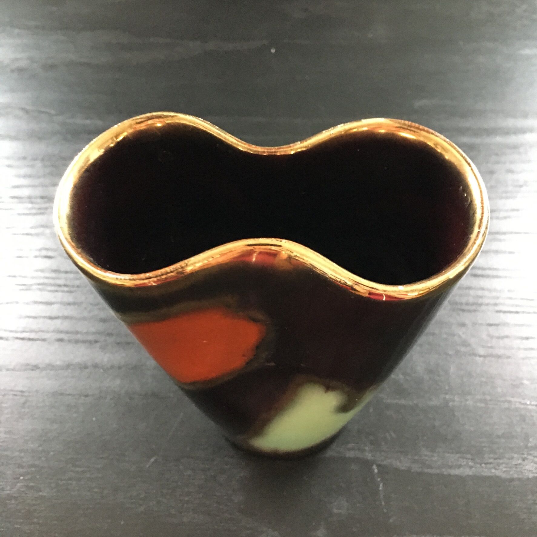 Vase decoration flamed 4 colors