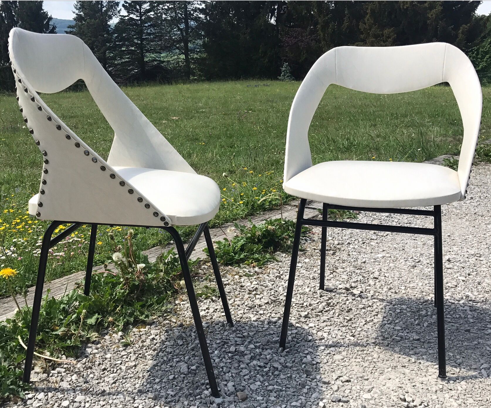 Pair of Louis Paolozzi chairs for Zol 50s