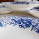 Set of 4 Boch la Louvière Dragon deep plates