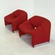 Chaise Artifort Groovy F598 M de Pierre Paulin en rouge