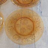 6 assiettes à dessert vintages Vereco