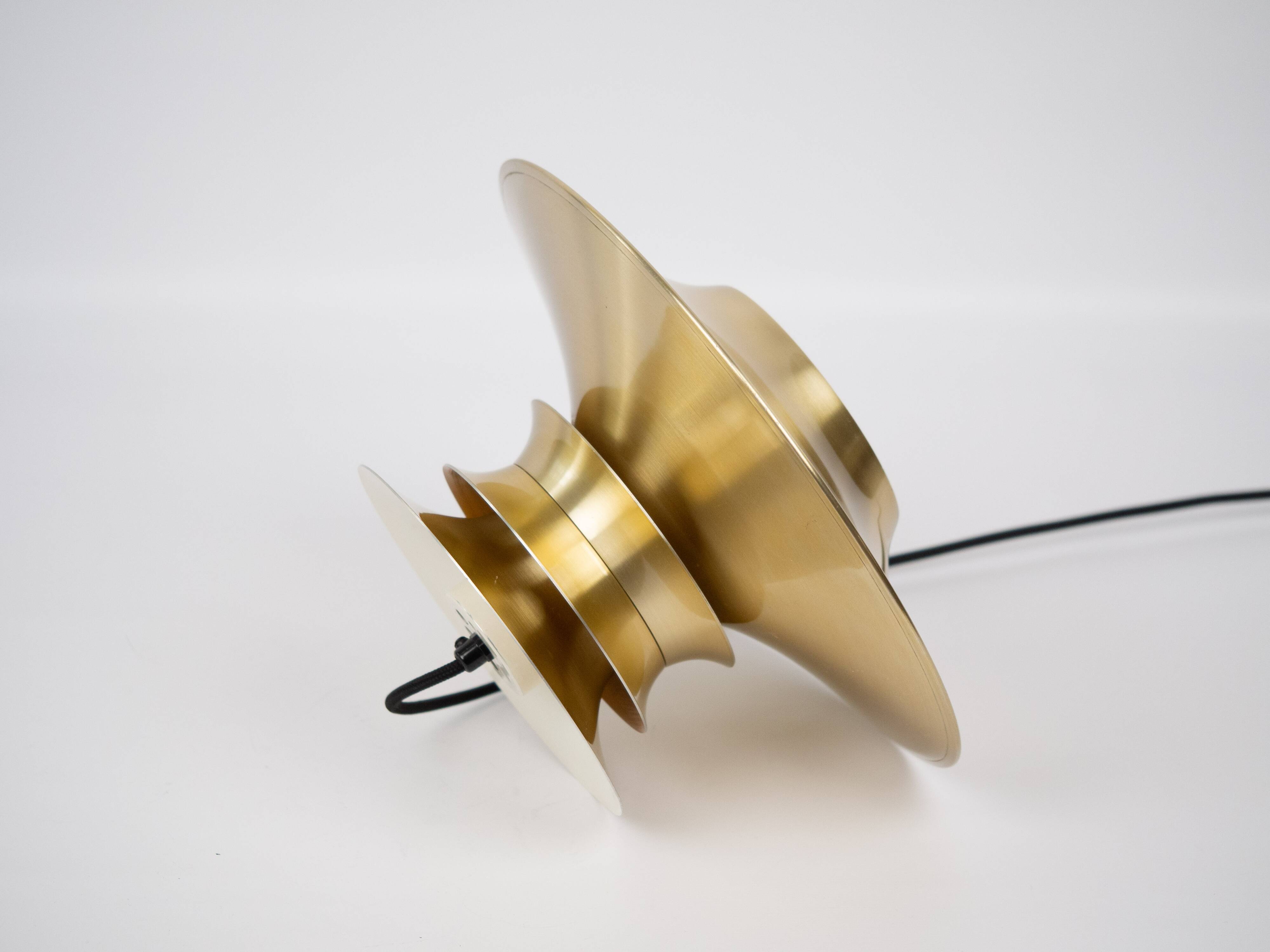 Danish vintage Lyskaer pendant lamp by Bent Nordsted, 1970s