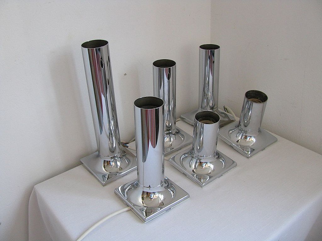 Wall lamp by Rolf Krüger for Staff, 1970s, set of 6