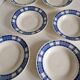 Set of 6 Badonviller Nil Model soup plates