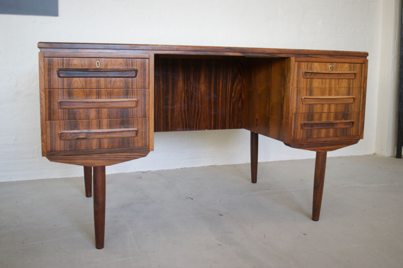 Rosewood Desk by J. Svenstrup For A.P. Nielsen