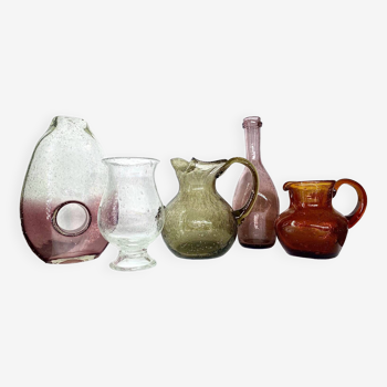 Large lot of Biot pitchers et vases