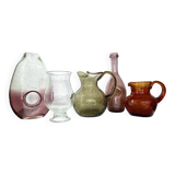 Large lot of Biot pitchers et vases