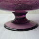 Biot purple blown glass cocktail service