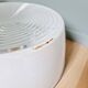 Holophane industrial ceiling light in white and transparent opaline glass (7 available)