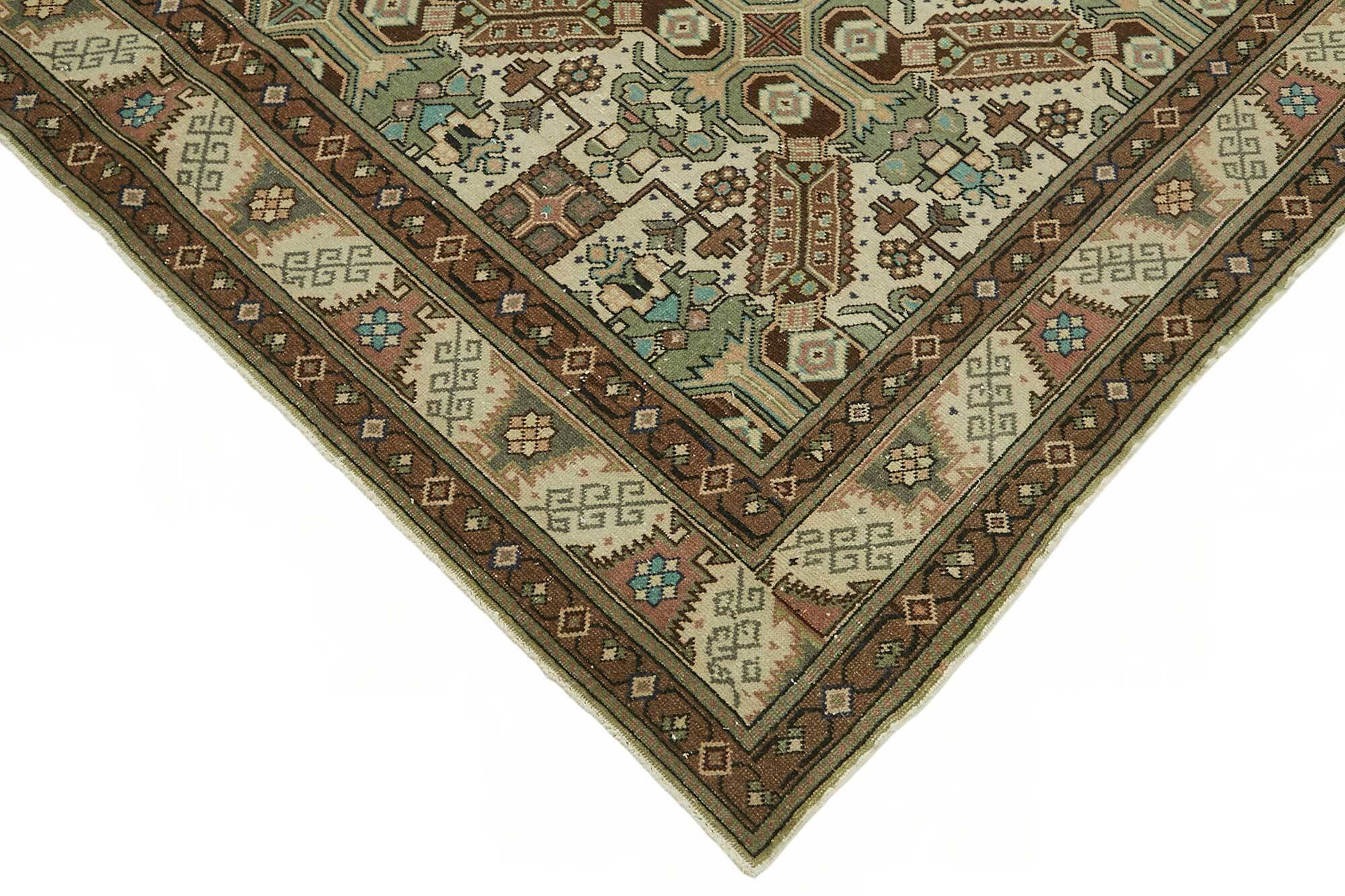 Turkish Wool Vintage Kayseri Rug 190 cm x 288 cm