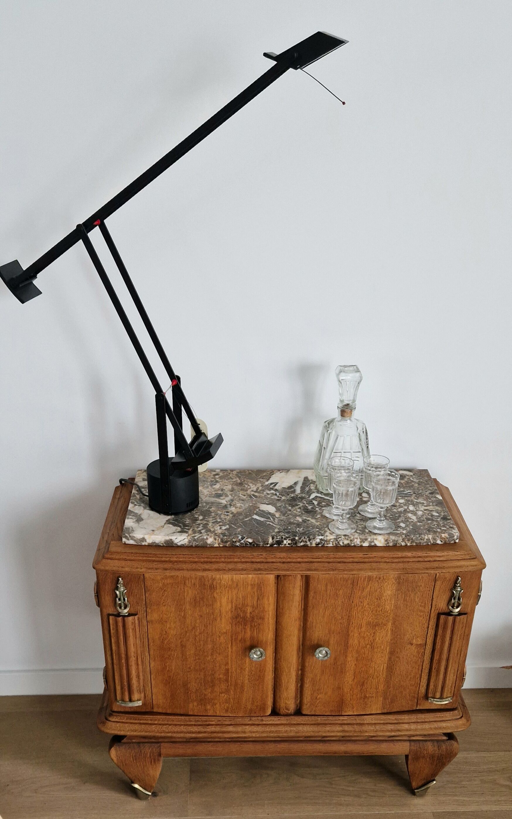 Oak bar furniture art deco style