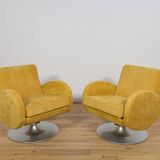 Mid-Century Swivel Armchairs, Denmark, 1960s, Set of 2