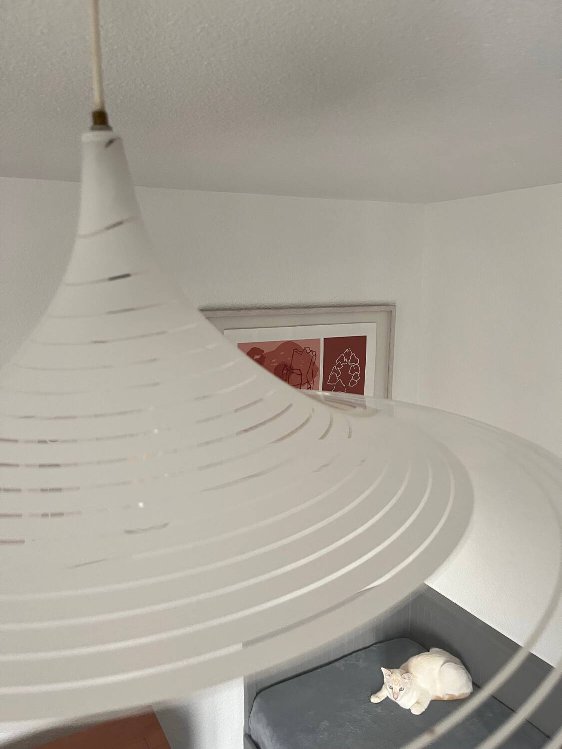 Suspension trompette vintage