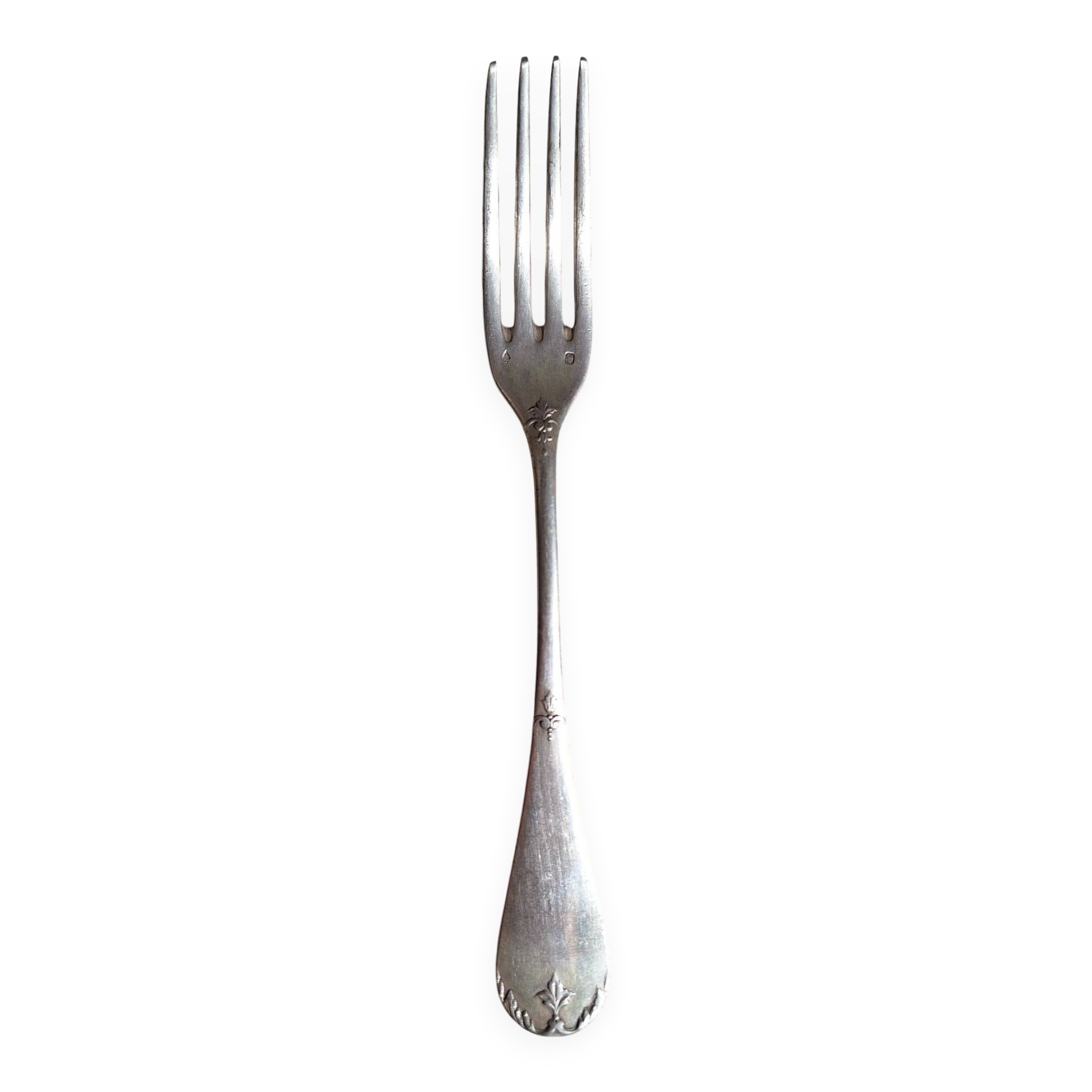 Fourchette en argent massif Henri Soufflot