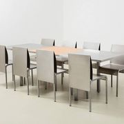 Postmodern Dining Set in Aluminum and Steel Belgium 1980s/90s