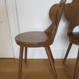 3 Trefle Bistrot Baumann chairs
