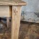 Solid oak farmhouse table "brut" 247x89, top "chocolate oak"