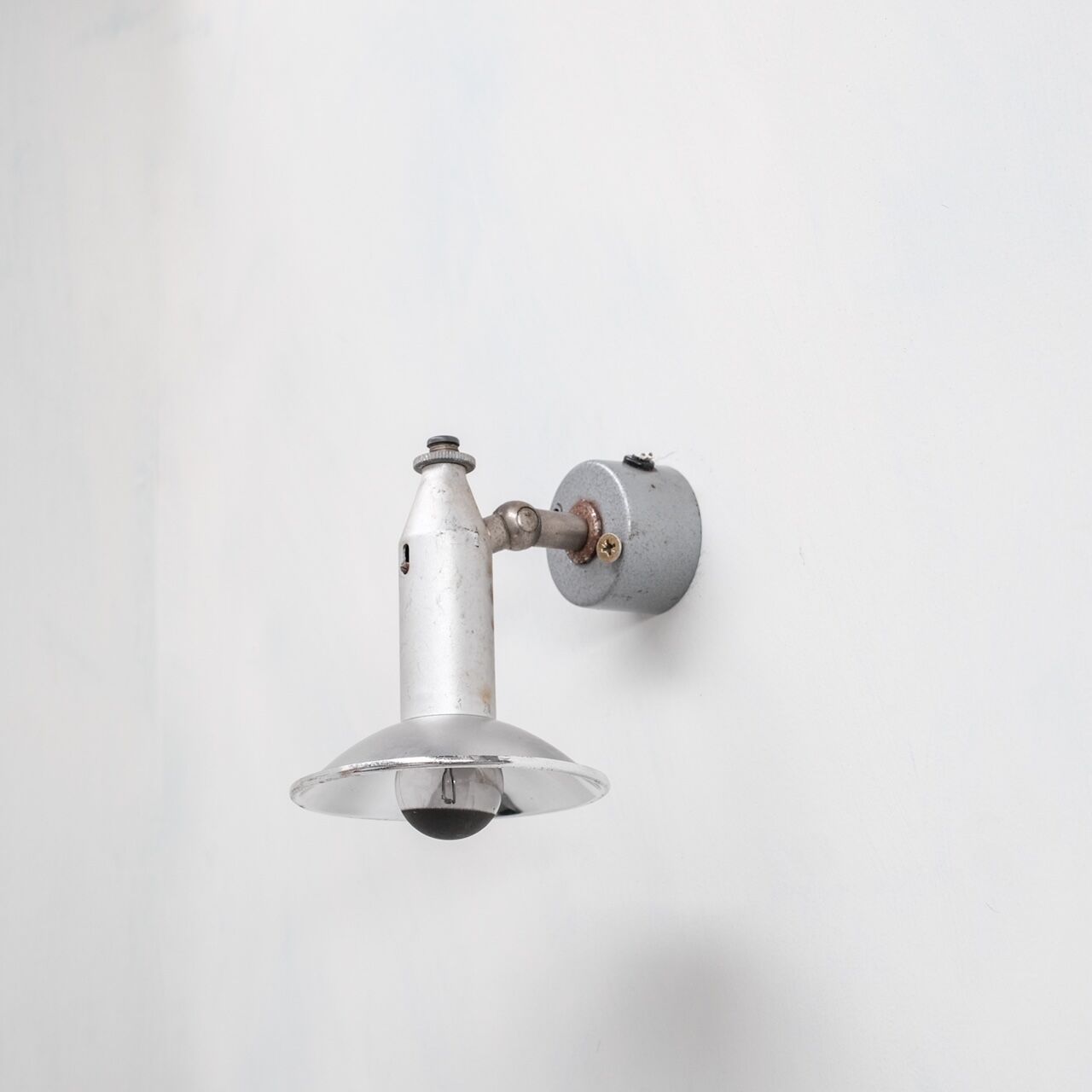 Pair of metal wall spot reflector lights