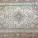 Ancient Persian Oriental rug handmade Tebriz 1.74 x 1.25 m