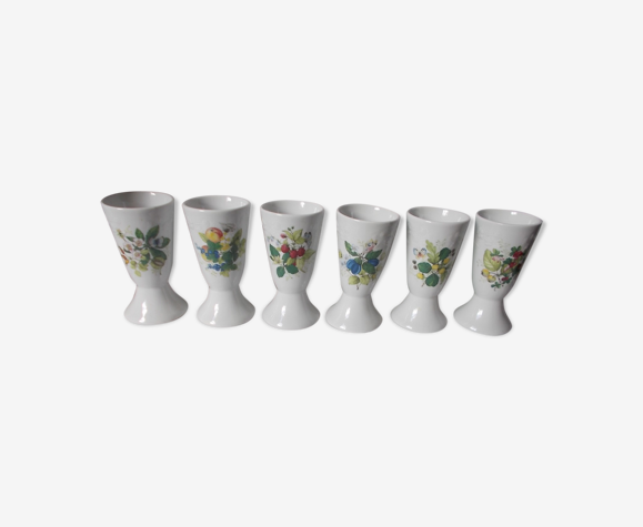 Ensemble de 6 mazagrans porcelaine