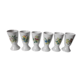 Set of 6 porcelain mazagrans