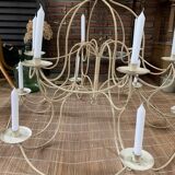 Lustre with real candles