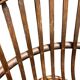 Rotating rattan armchair