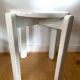 White lacquered stool