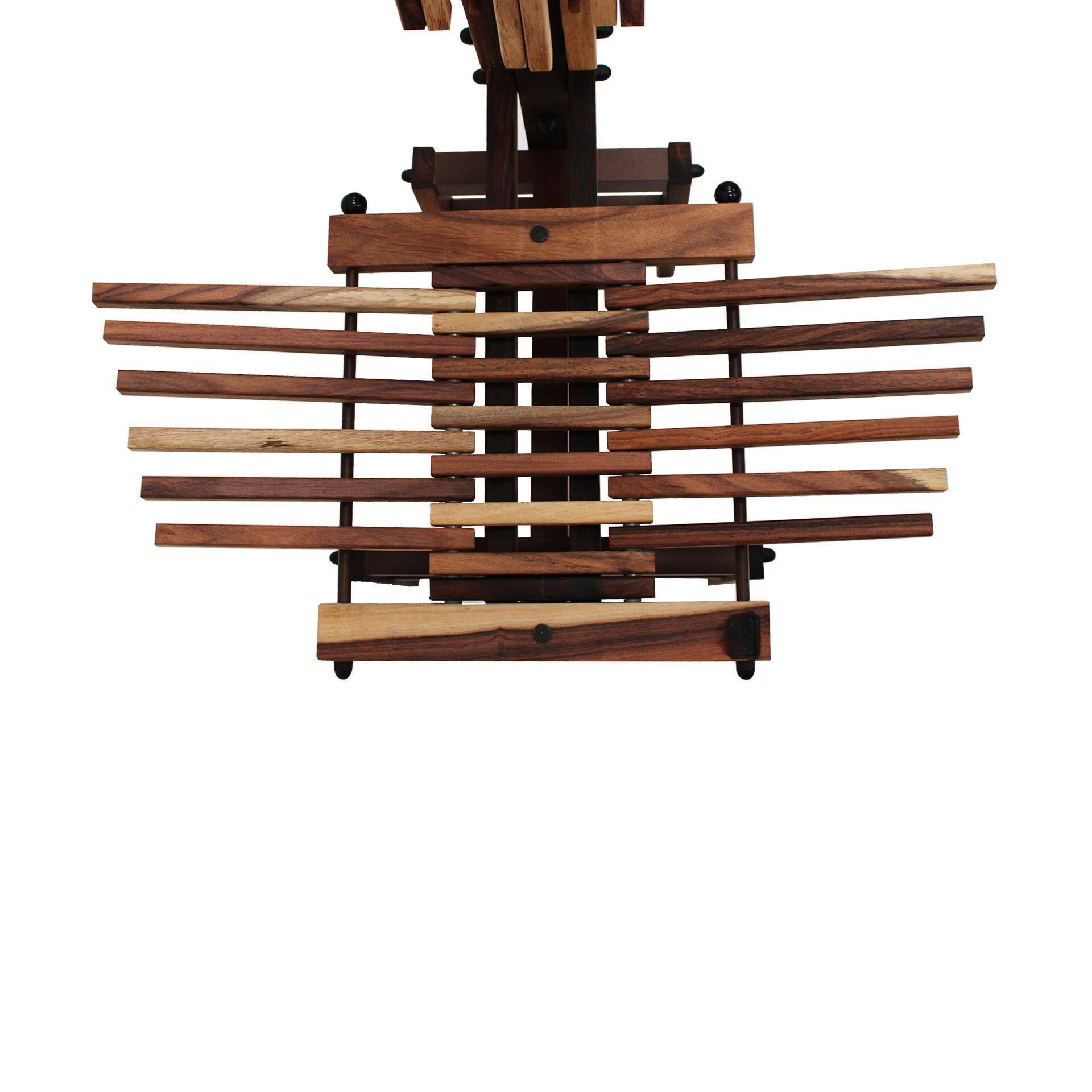 Italian Sculptural Wooden Chairs Sono by Anacleto Spazzapan, 1980s, Set of Two