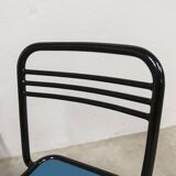 Pair of restored Jean Pauchard Tolix chairs, 1960s