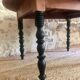 Antique round wooden table