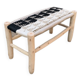 Colorful handcrafted bench