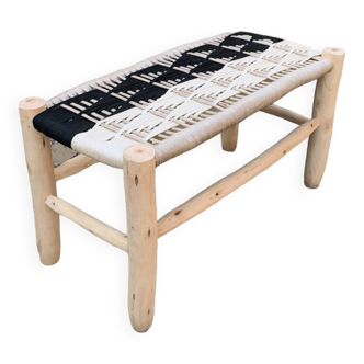 Colorful handcrafted bench