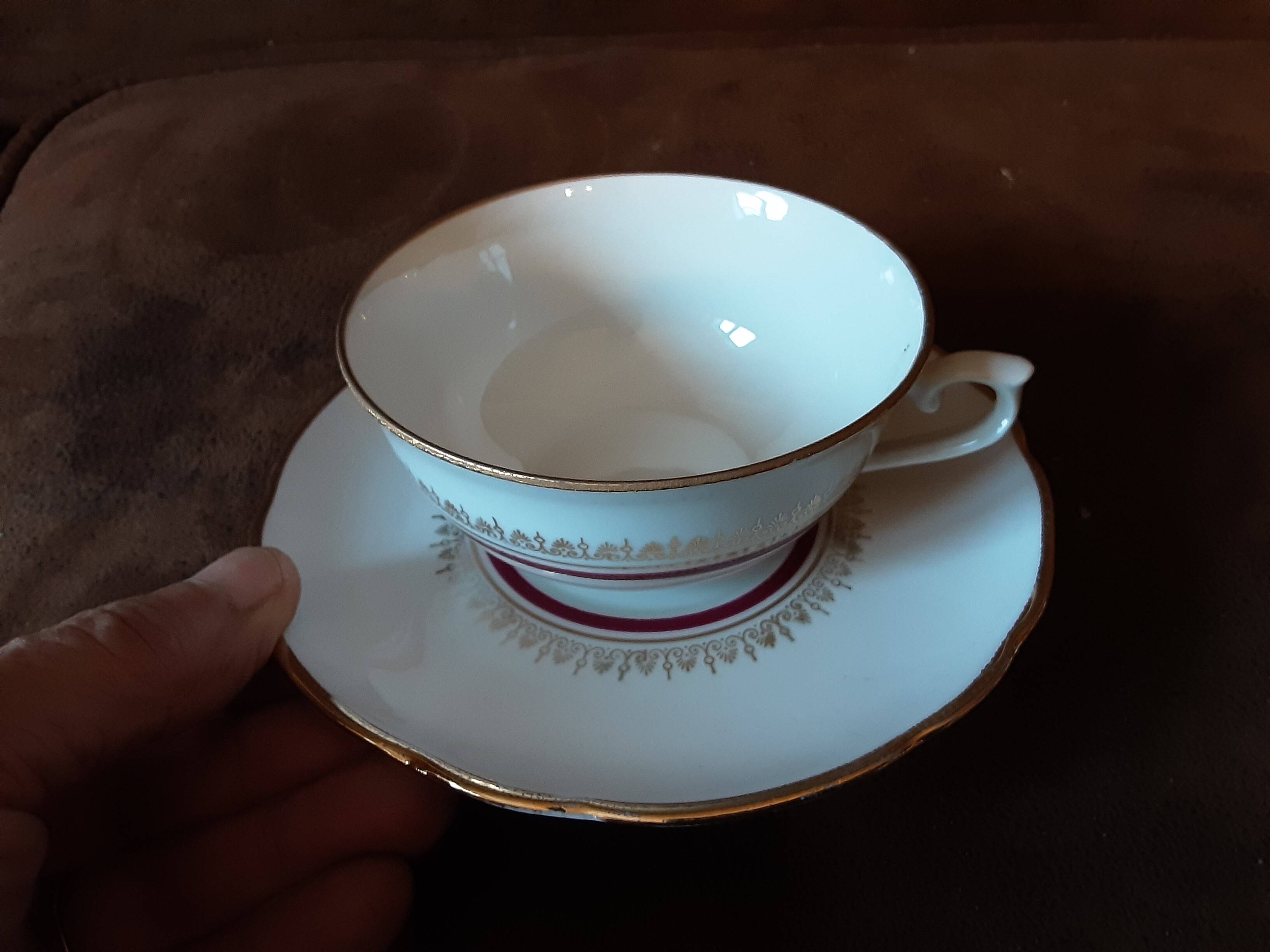 Ensemble à café F D véritable porcelaine