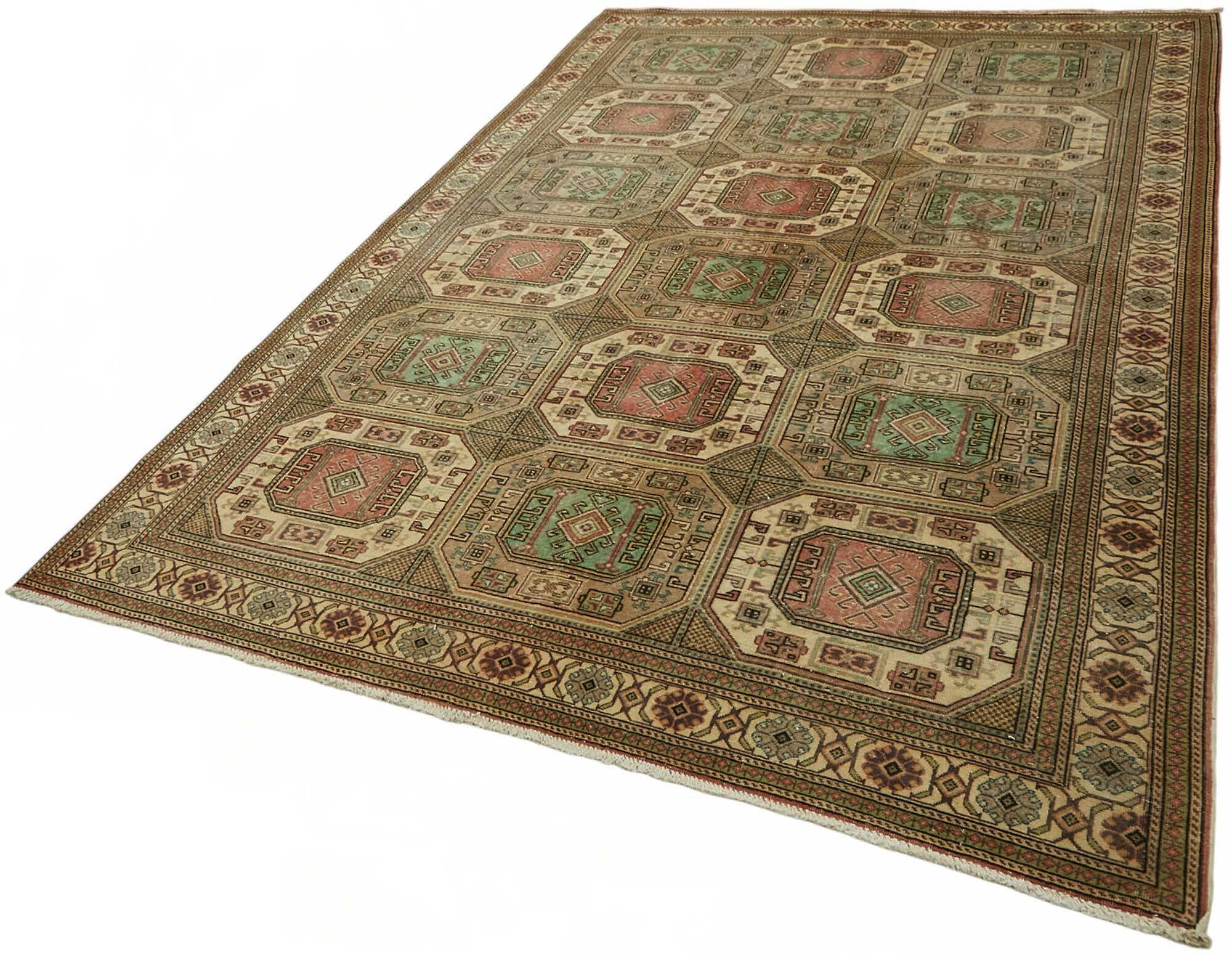 Turkish Wool Vintage Kayseri Rug 202 cm x 300 cm