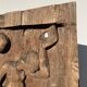 Door in low relief dancer style art deco 1930 wooden